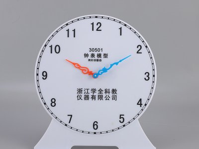 厂家直供钟表模型教学演示用三针联动12时表示教学仪器实验室器材