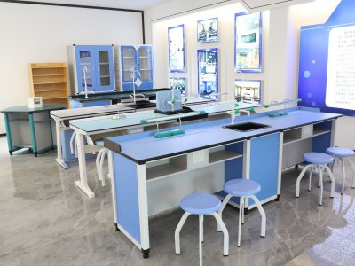 新型实验室理化操作台 化学生物实验桌 通风学生实验演示台